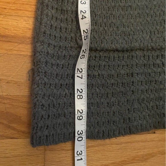 A new day gray cardigan crochet sweater size medium #043 - Picture 6 of 6